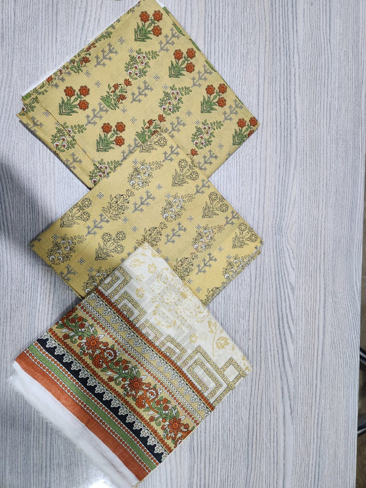 Lawn 3 Piece Unstitched Suits